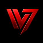 IV7 Game logo featuring a red metallic IV7 emblem on a black background. alt text
